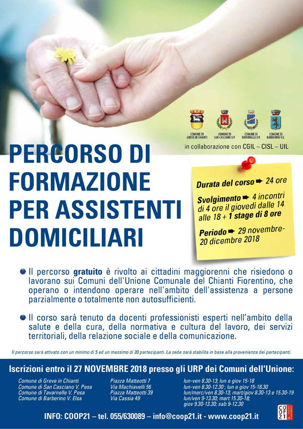 corso per assistenti domiciliari