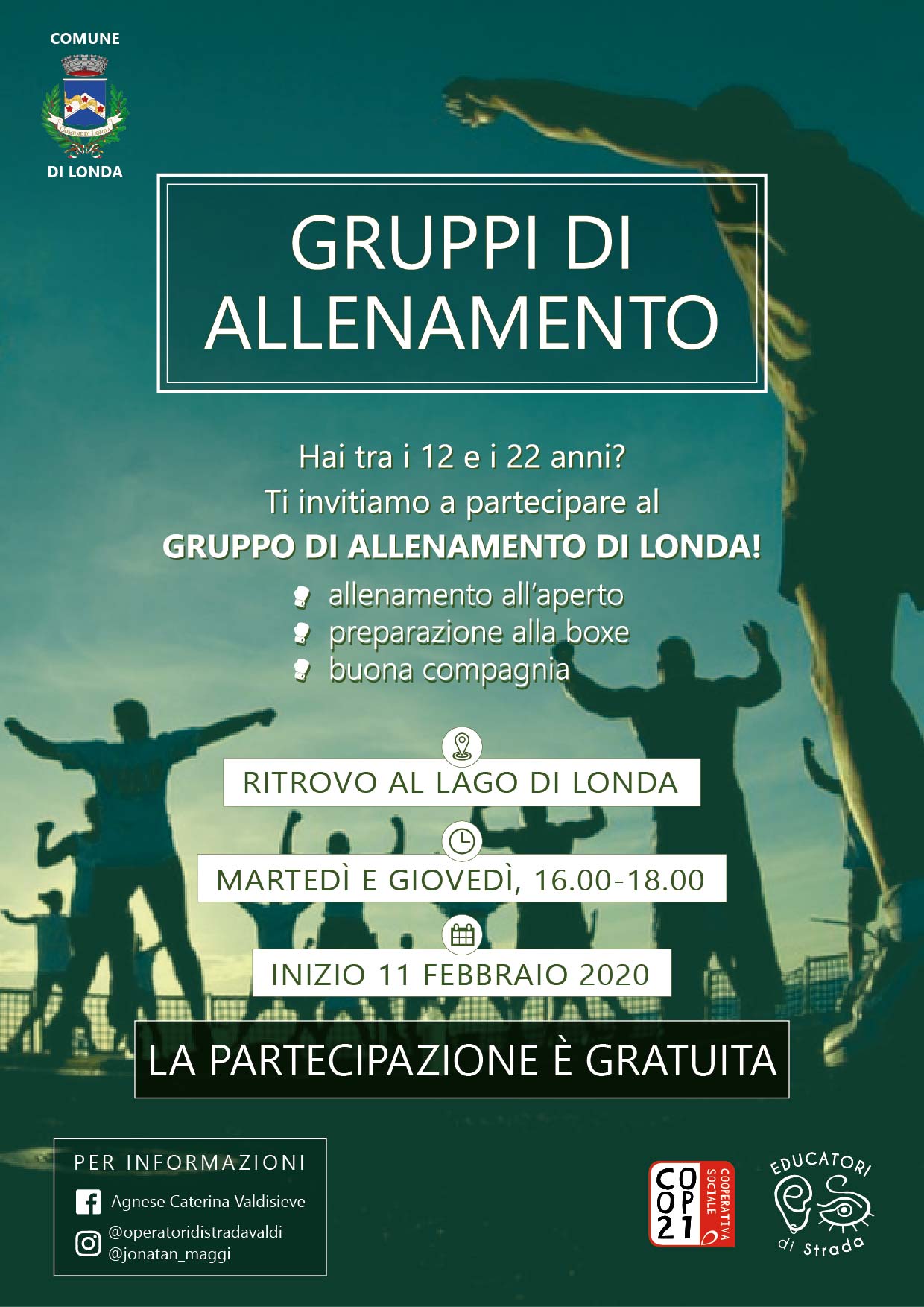 Gruppo di allenamento a Londa