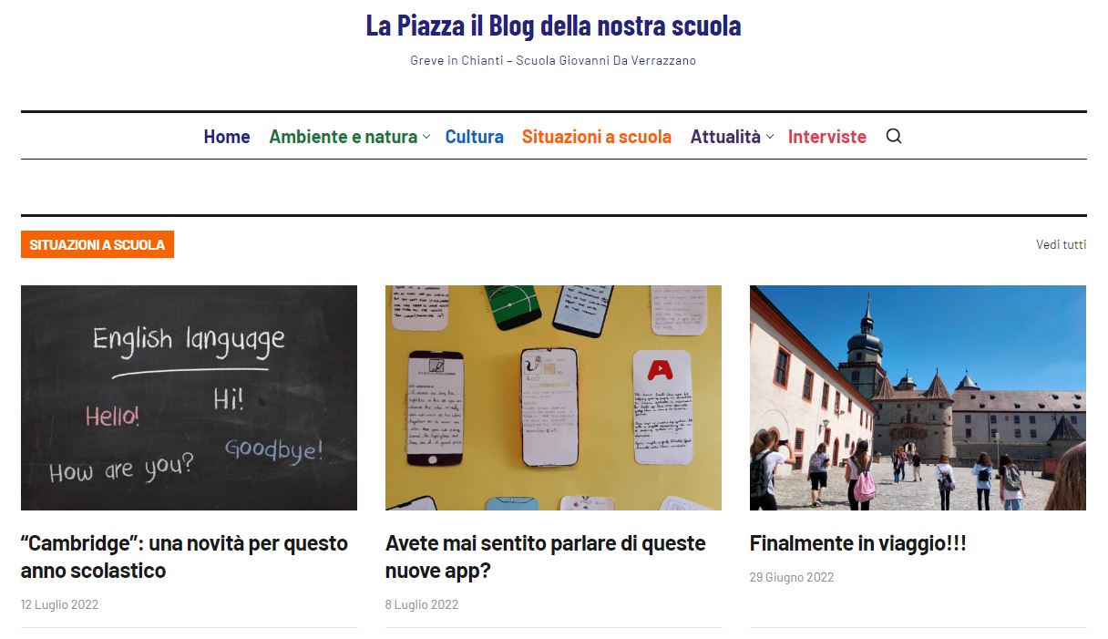 blog scolastico